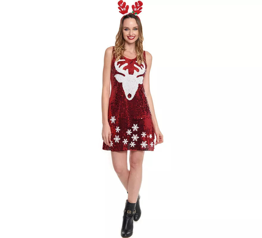 Translation missing: it.Disfraz o Vestido Lentejuelas de Reno para mujer