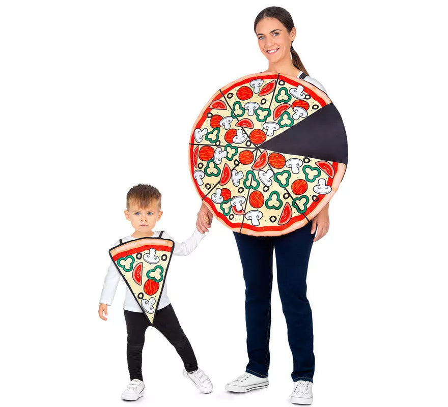 Translation missing: it.Disfraz Pack Pizza Party para bebé y adulto