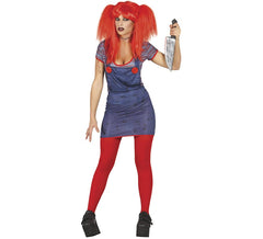 Costume di halloween per rag bambola di una donna