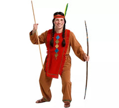 Costume per uomo indiano marrone