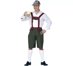 Costume tirolese verde per uomo