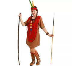 Costume per donna dall'india marrone