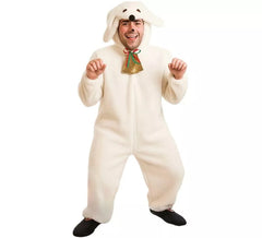 Costume per pecore bianche per adulti