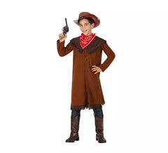 Costume da cowboy marrone per bambini