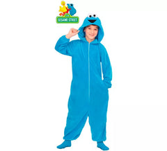 Costume da pigiama Cookie Monster per bambini