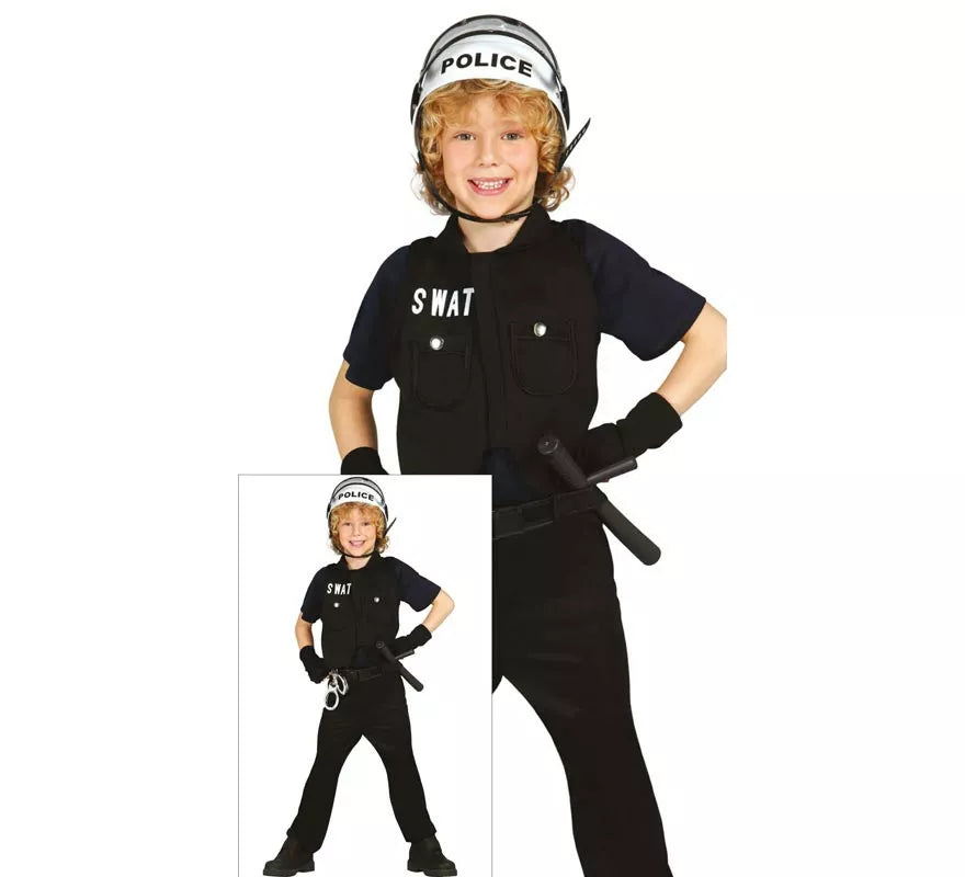 Translation missing: it.Disfraz Policía SWAT para Niños
