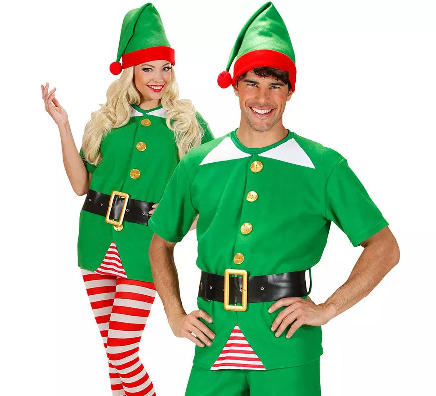 Translation missing: it.Disfraz Sudadera de Elfo y Elfa de Papá Noel para adultos
