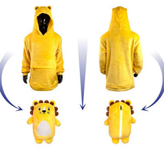 Costume in felpa di peluche di Lorenzo León per adulto