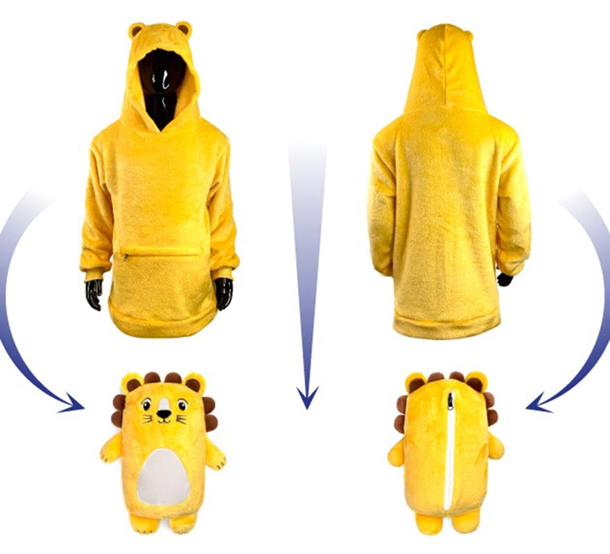 Translation missing: it.Disfraz Sudadera Peluche Lorenzo León para adultos