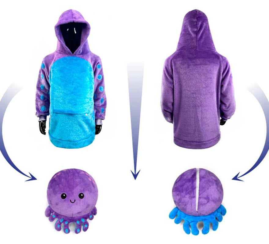 Translation missing: it.Disfraz Sudadera Peluche Pepa Pulpa para adulto