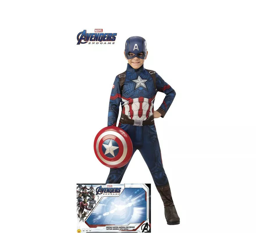 Translation missing: it.Disfraz y Escudo de Capitán América para niño