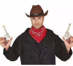 Due pistole da cowboy lunghe 20 cm