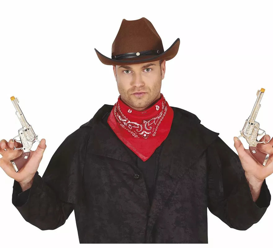 Translation missing: es.Dos Pistolas Largas de Vaquero de 20 cm