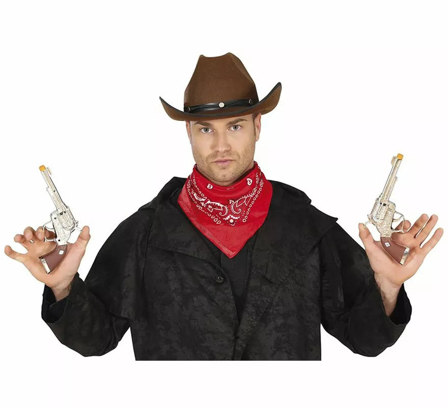 Translation missing: it.Dos Pistolas Largas de Vaquero de 20 cm