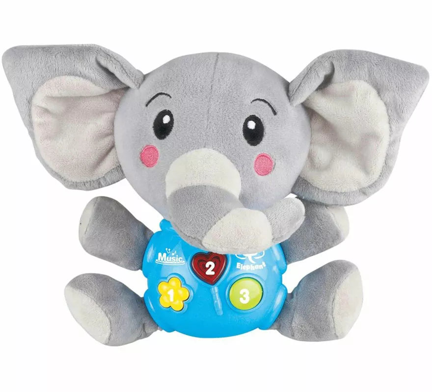 Translation missing: it.Elefante Musical de Peluche con Luz y Sonido de 24 cm