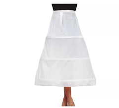 Sottoveste bianca lunga per adulti
