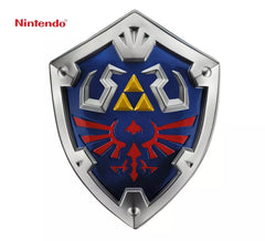 Nintendo Zelda scudo blu con distintivo