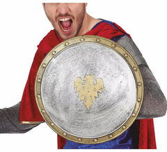Scudo medievale con stemma dell'aquila 37 cm