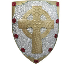 Scudo Medievale Croce e Rose
