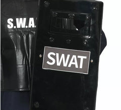Scudo Swat nero 65x30 cm