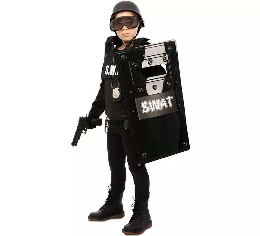 Translation missing: it.Escudo Swat negro de 66,5X38 cm