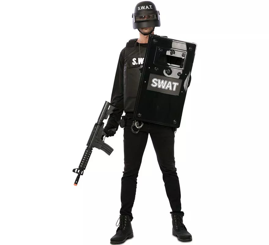 Translation missing: it.Escudo Swat negro de 66,5X38 cm