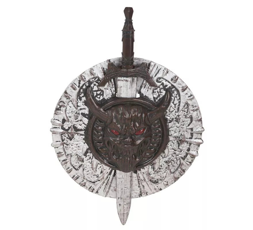 Translation missing: it.Escudo y Espada Guerrero Maligno de 53X74 cm