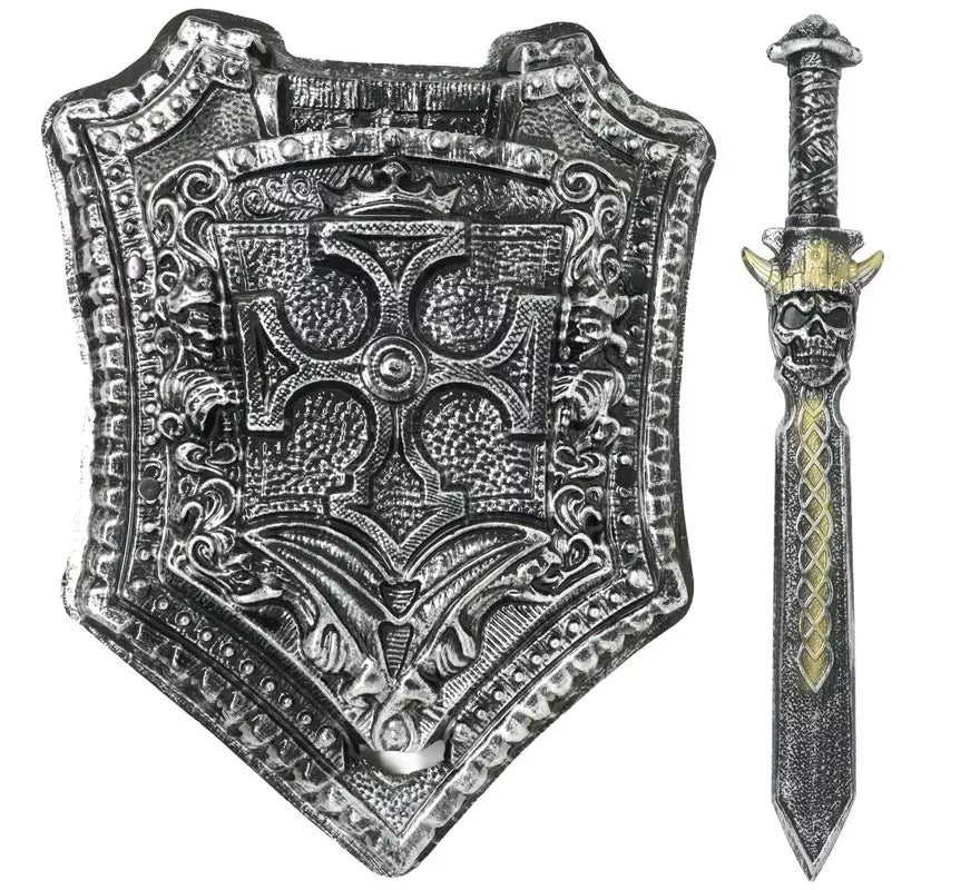 Translation missing: it.Escudo y Espada medieval de 48 y 59 cm