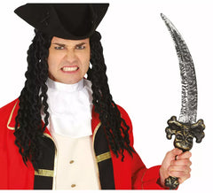 Spada con teschio pirata da 58 cm