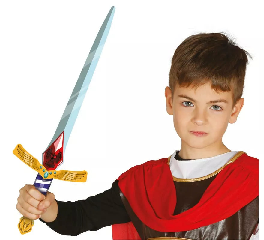 Translation missing: it.Espada de Gladiador piedra roja de Foam infantil