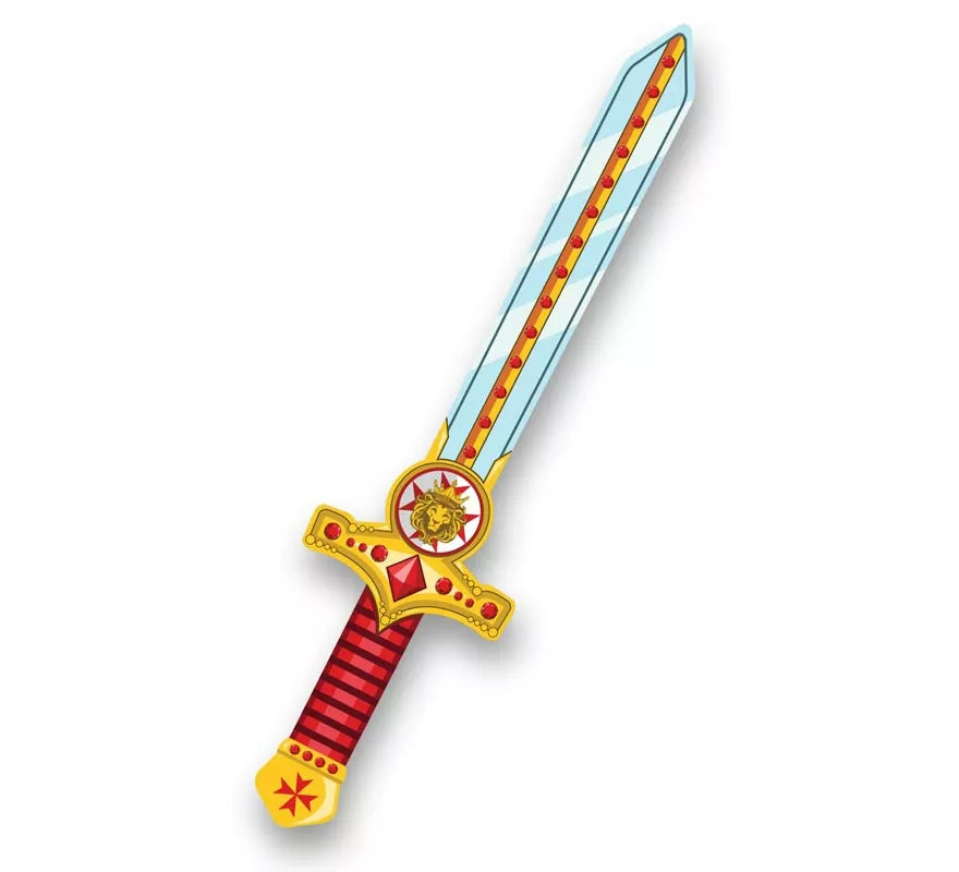 Translation missing: it.Espada de Gladiador rojo y dorado de Foam infantil