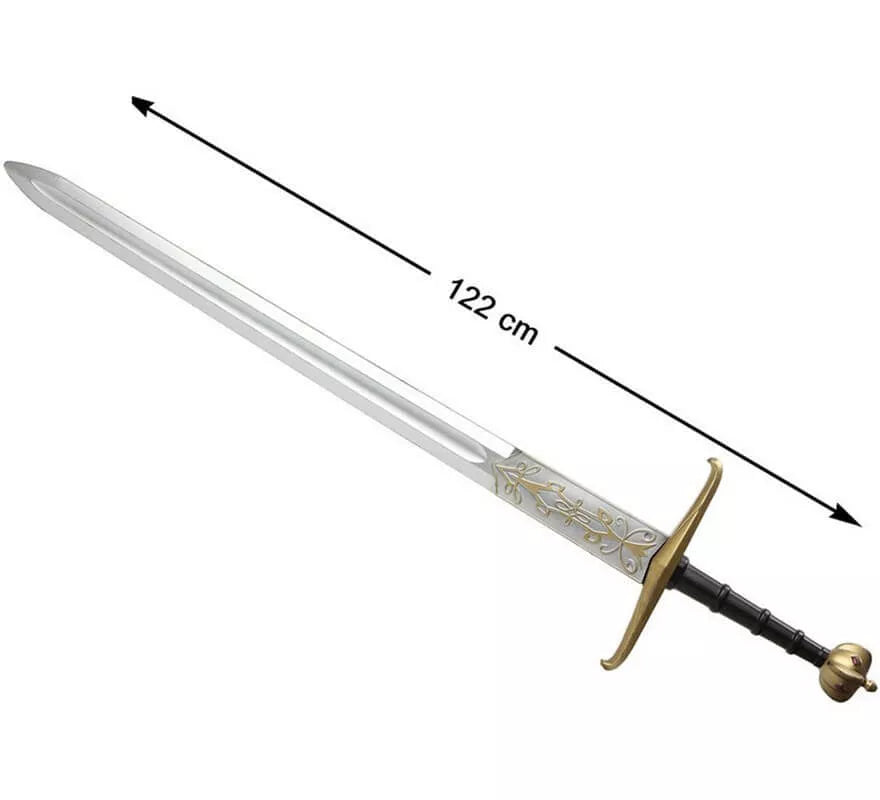 Translation missing: es.Espada de Rey Medieval de 122 cm