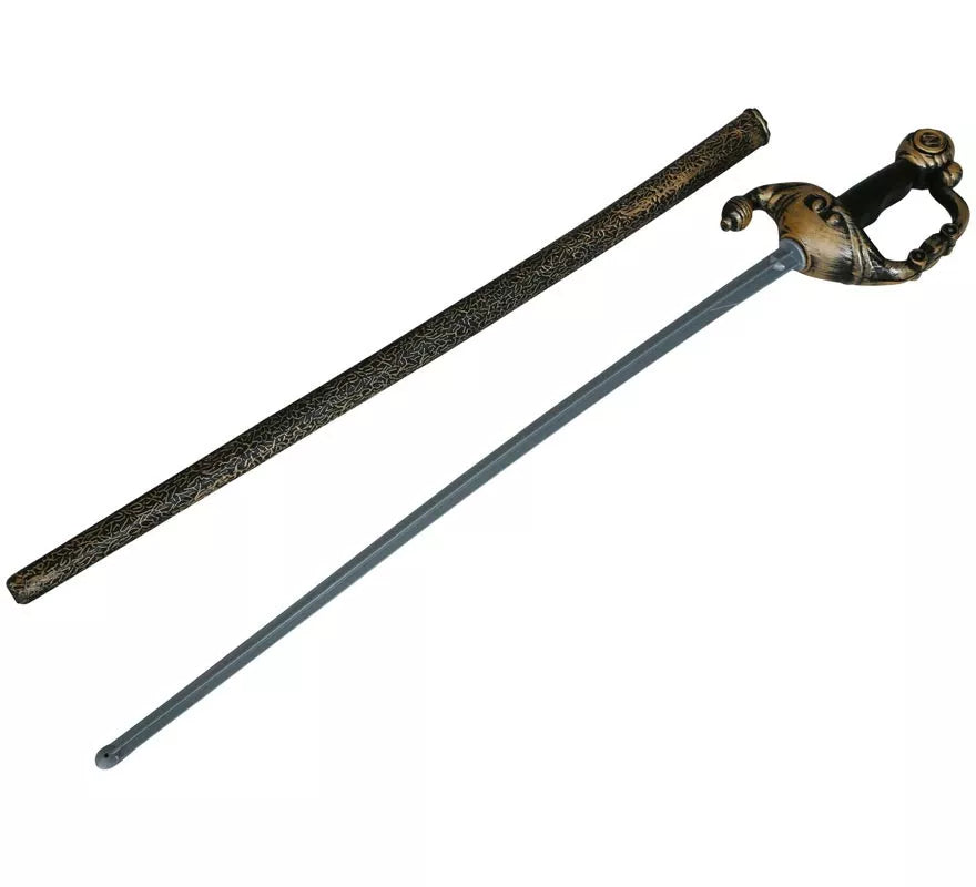 Espada Fina con Funda elegante de 66 cm