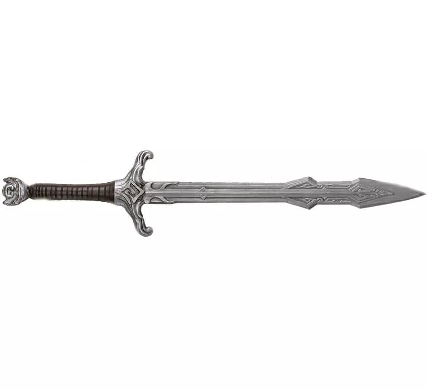 Translation missing: it.Espada Medieval Marrón y Plateada