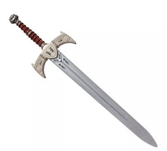 Spada medievale giocattolo tigre d'argento