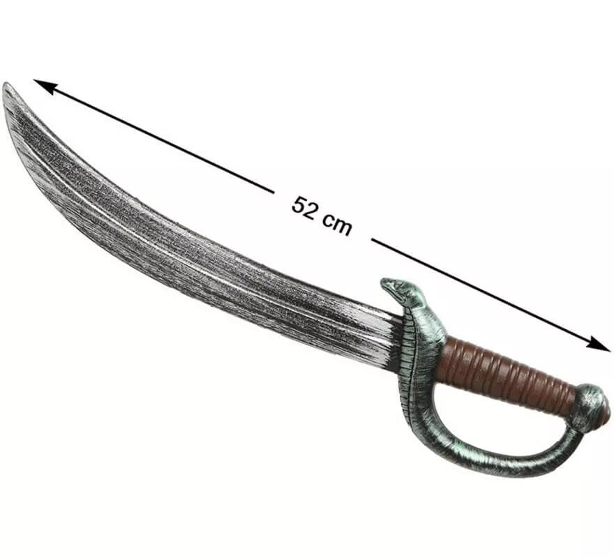 Translation missing: it.Espada Pirata con Serpiente de 52 cm
