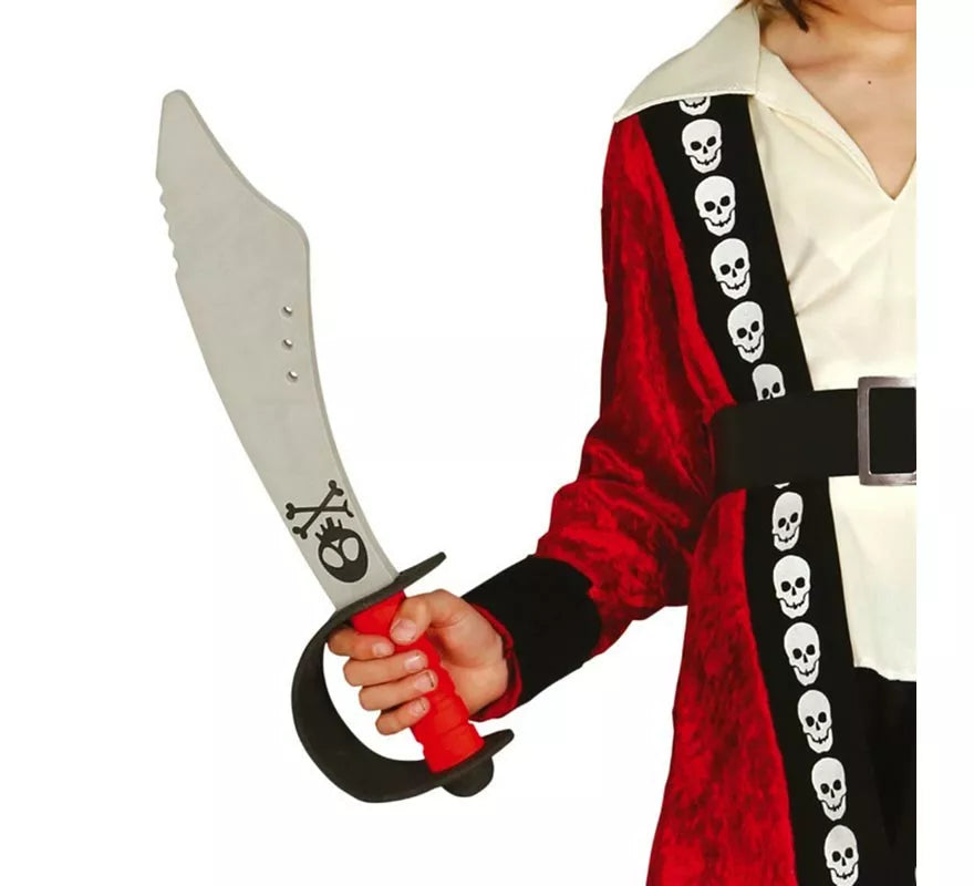 Translation missing: it.Espada Pirata Goma Eva 43 cm para niños