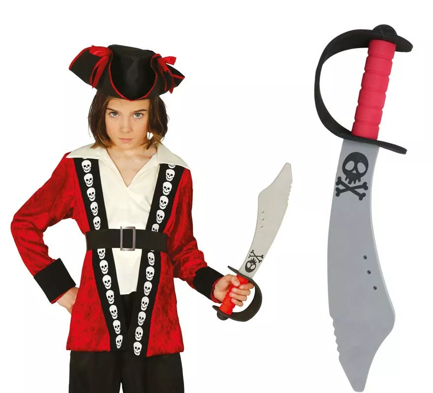 Translation missing: it.Espada Pirata Goma Eva 43 cm para niños