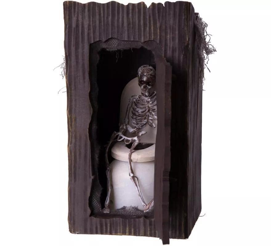 Translation missing: it.Esqueleto en el Baño con Luz, Movimiento y Sonido de 13x13x25 cm