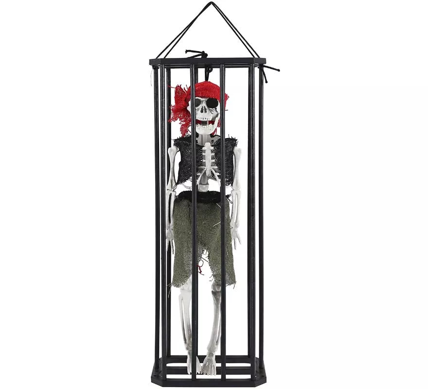 Translation missing: it.Esqueleto Pirata Encarcelado 15x9.5x43 cm