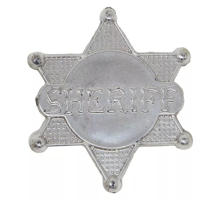 Translation missing: es.Estrella de Sheriff de Plástico de 5,50 cm