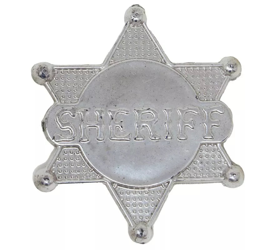 Translation missing: es.Estrella de Sheriff de Plástico de 5,50 cm