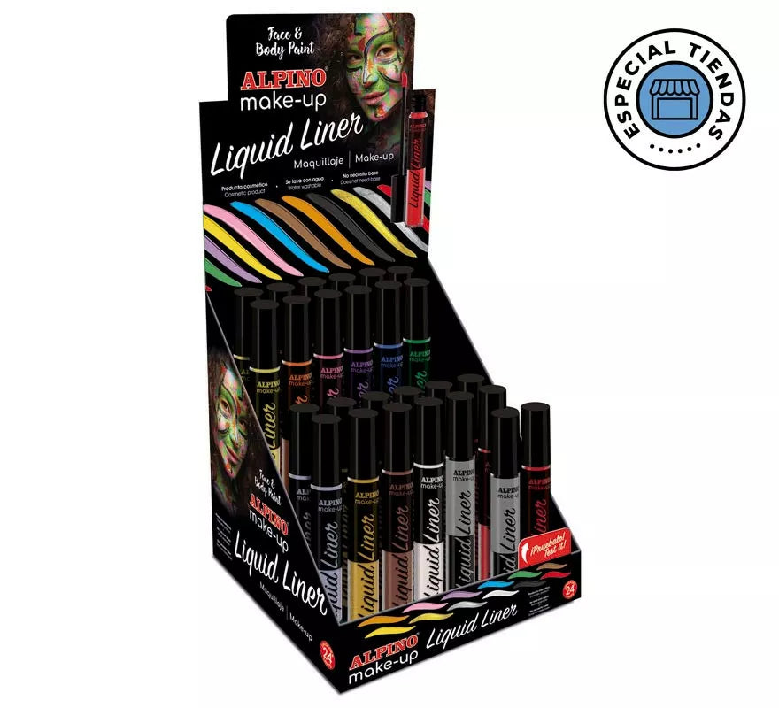 Translation missing: it.Expositor Maquillaje Liquid Liner de 6 g de 24 unidades + 2 Gratis
