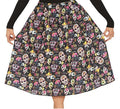 Falda de Catrina con calaveras