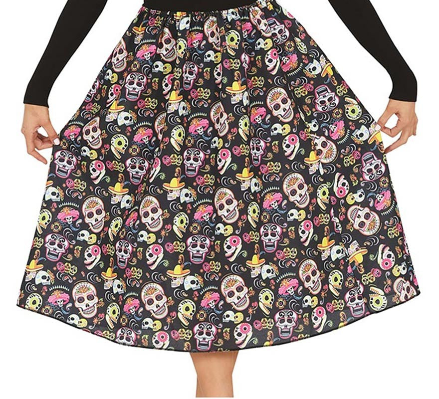 Translation missing: it.Falda de Catrina con calaveras