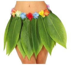 Gonna di foglie con fiori 38 cm