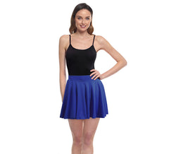 Gonna da volo blu scuro per donna