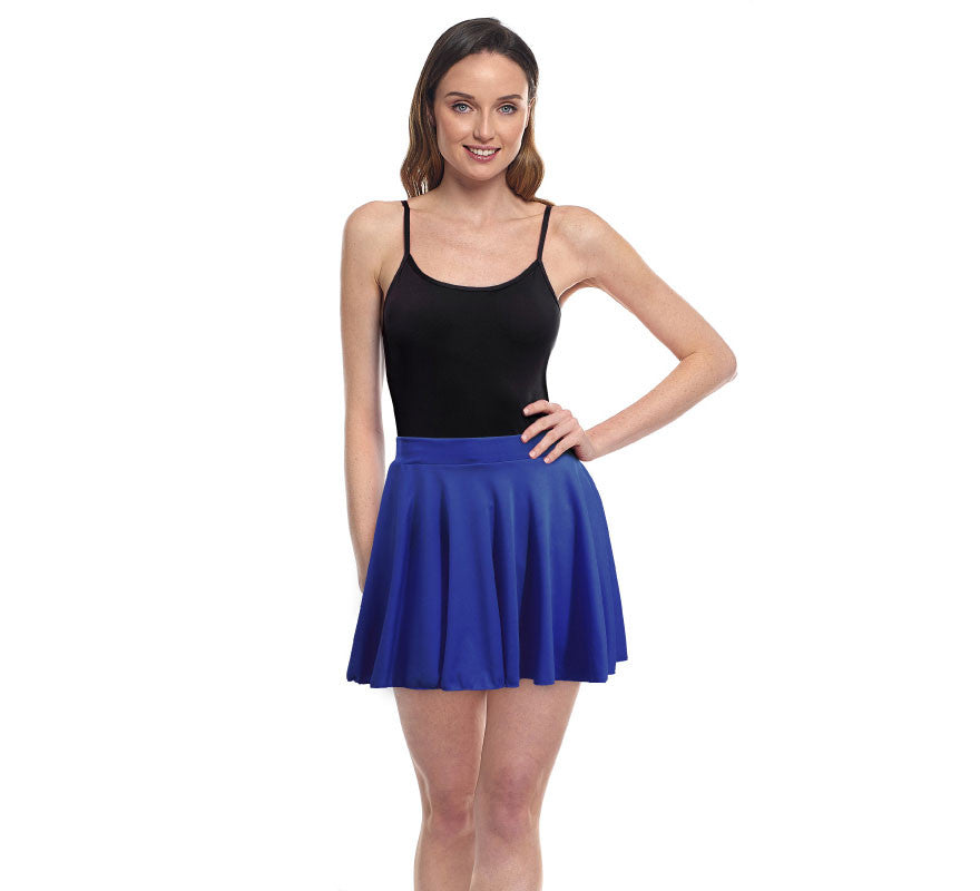 Translation missing: es.Falda de Vuelo azul oscuro para mujer