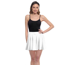 Falda de Vuelo blanco para mujer