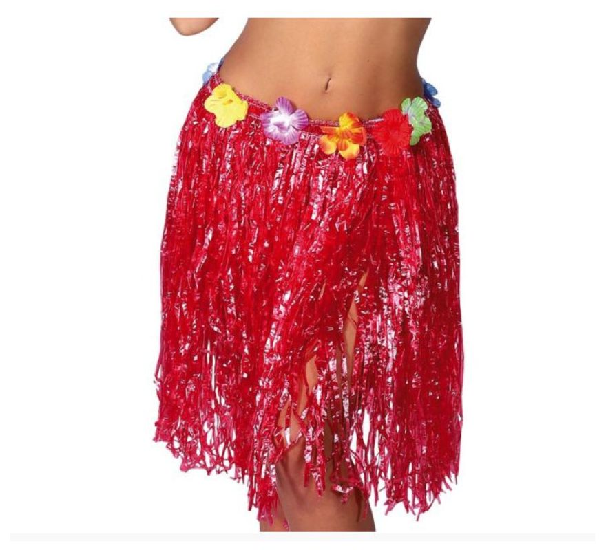Translation missing: it.Falda Hawaiana con Flores en varios colores 50 cm